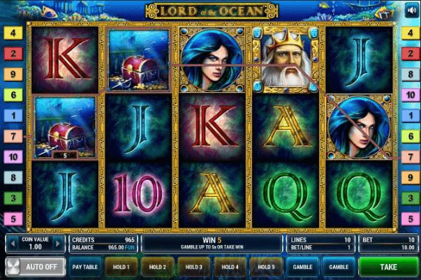 Видеослот Lord Of The Ocean