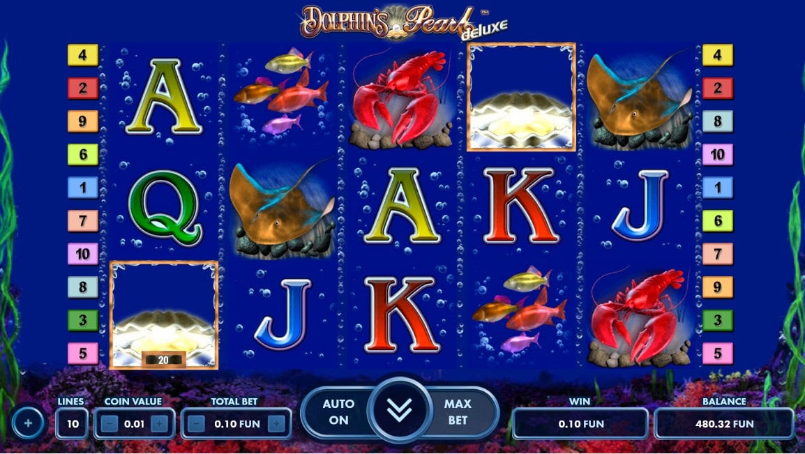 Игровой автомат Dolphin's Pearl Deluxe от Novomatic