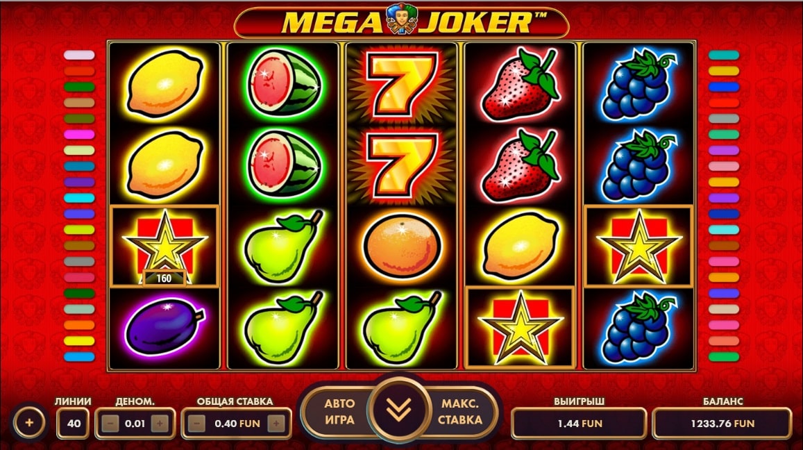 Игровой аппарат Mega Joker
