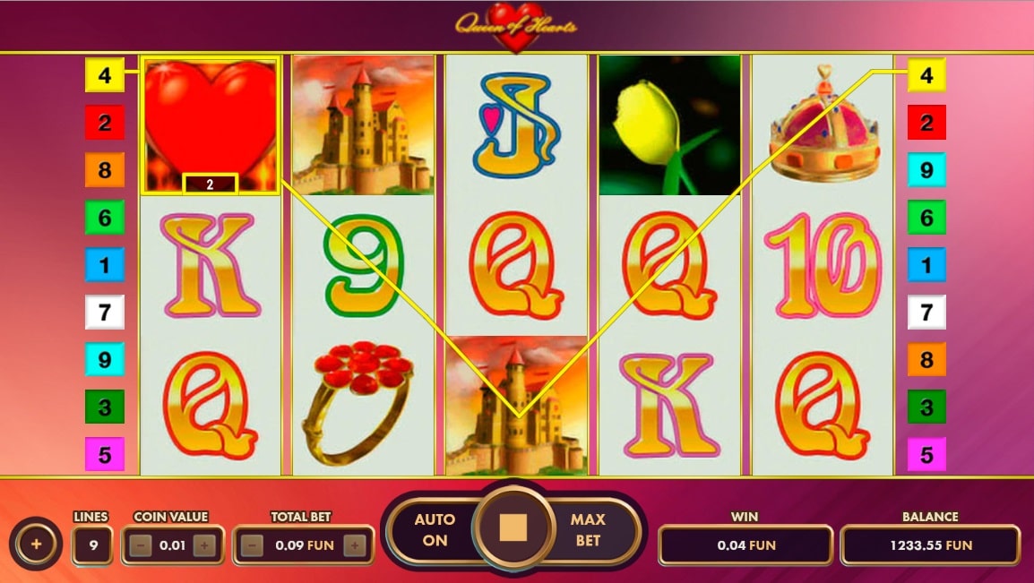 Игровой автомат Queen Of Hearts